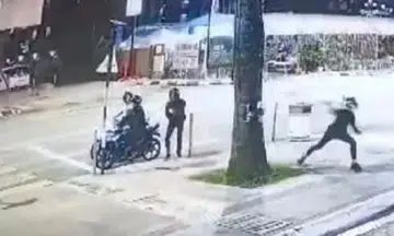 Video shows molotov cocktail thrown outside KL nightclub