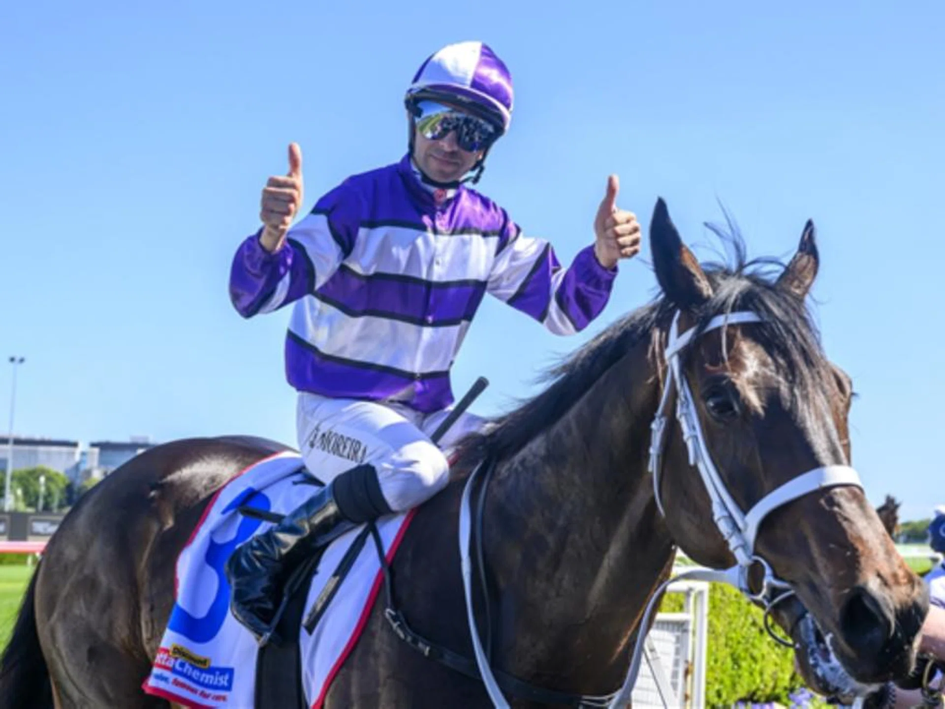 Champion jockey Joao Moreira returning to scale aboard Lindermann after landing the Group 3 Craven Stakes (1,800m) at Randwick on Oct 26.

