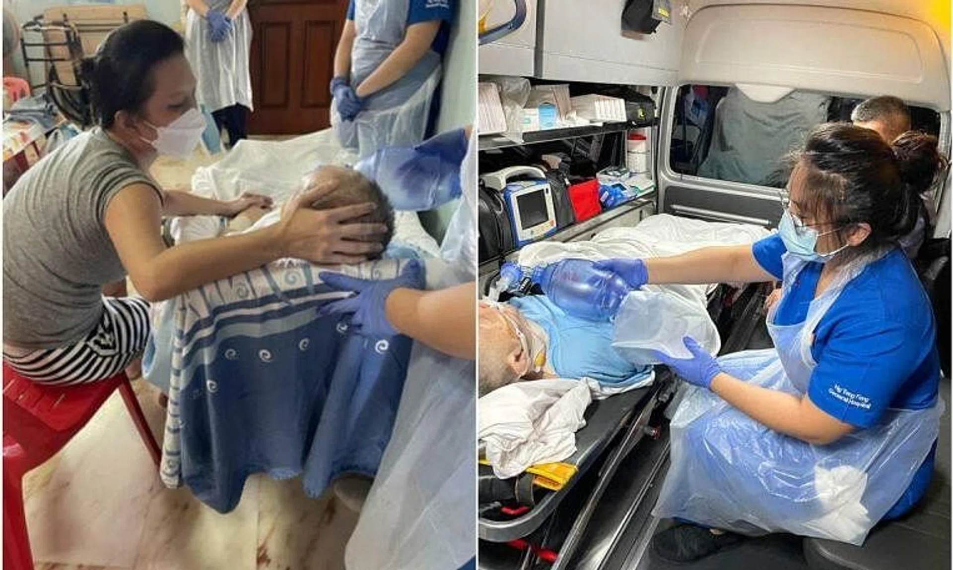 Mr Hong Kaw is the first critically ill patient from Ng Teng Fong General Hospital to be allowed to fulfil his wish to die at home under the hospital's IAmGoingHome programme. 