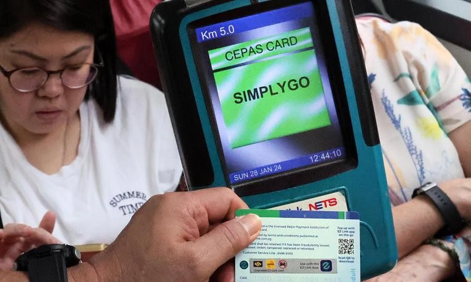 LTA will add more card readers to MRT stations and bus interchanges to allow SimplyGo users to check their card balances if they do not use the app.