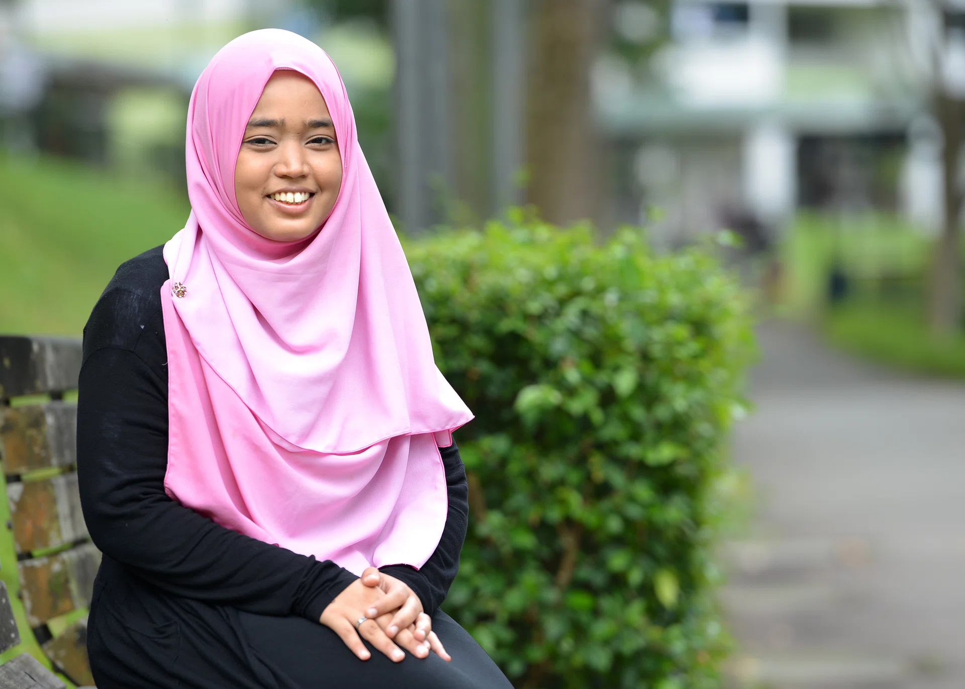 FIGHTER: Miss Nur Hafizah Kamarulzaman was a 19-year-old single mum when diagnosed with schizoaffective disorder — the same mental condition her mother, Ms Maryati Hassan, had been diagnosed with nine years ago. 