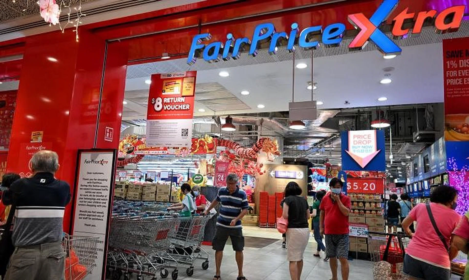 The festive giveaway, which will take place from March 12 to April 9, is available at 61 FairPrice stores.