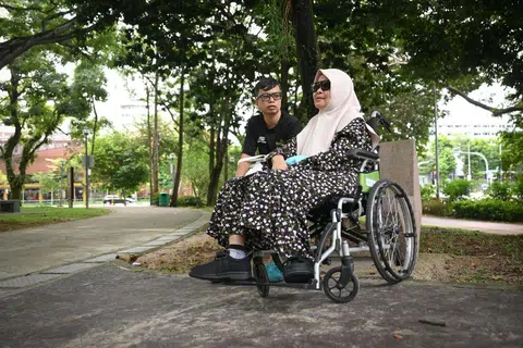 Mr Sufyan Tsuri, 36, has depression and is caring for his mum who has diabetes. 