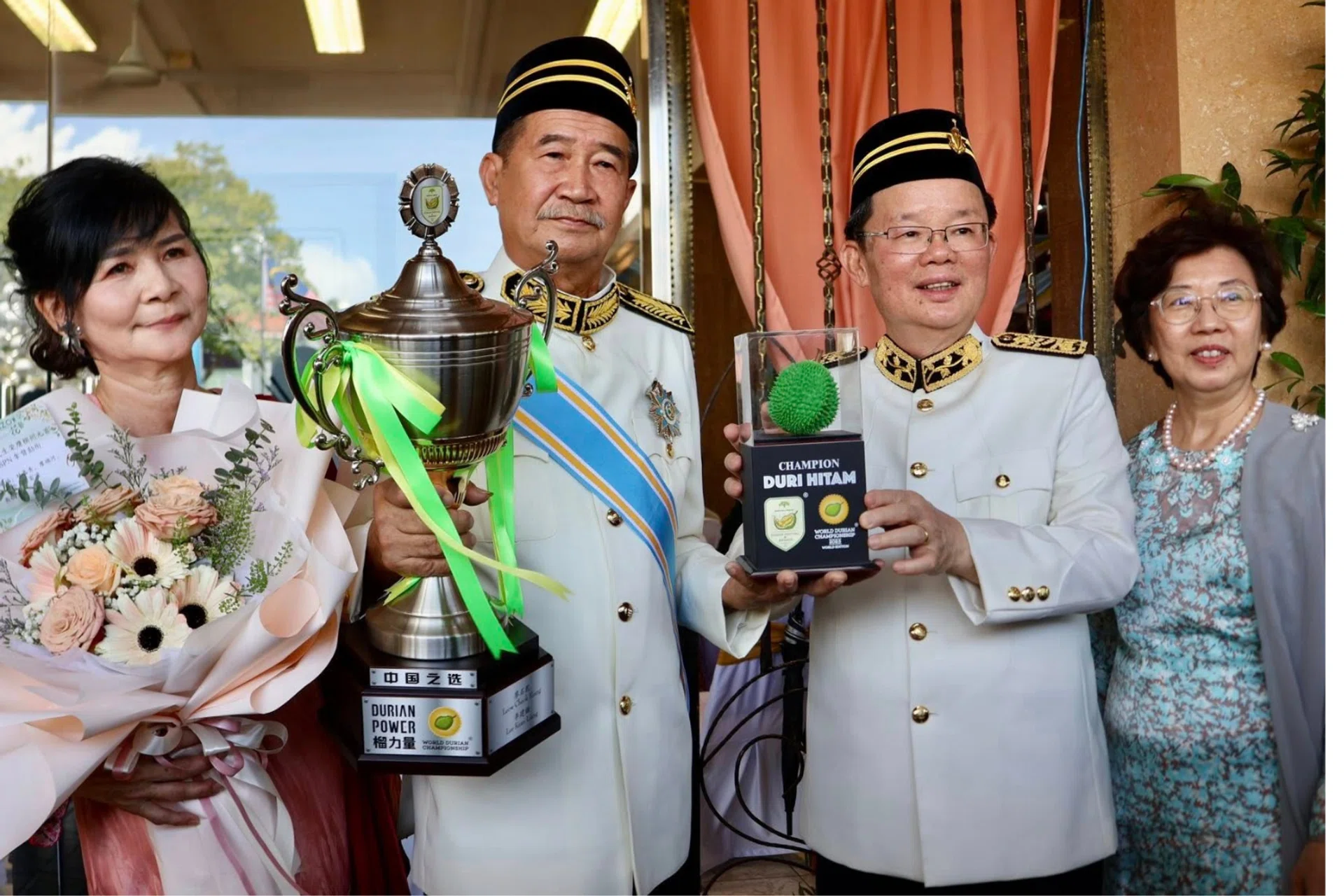 The Black Thorn durian creator has been honoured by the state of Penang.