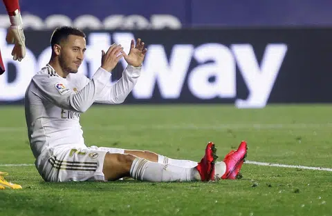 Real's Hazard suffers ankle fracture ahead of City clash