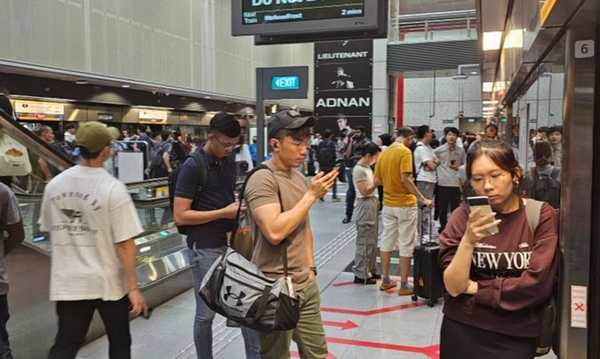 SMRT said it restored power to the rail line by 8.10pm and normal train service resumed at around 8.15pm.