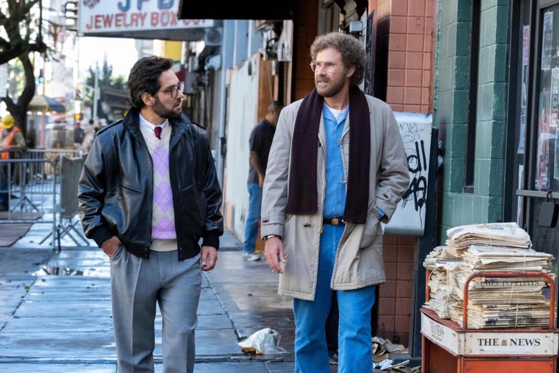 Paul Rudd and Will Ferrell in The Shrink Next Door, now showing on Apple TV+. 
