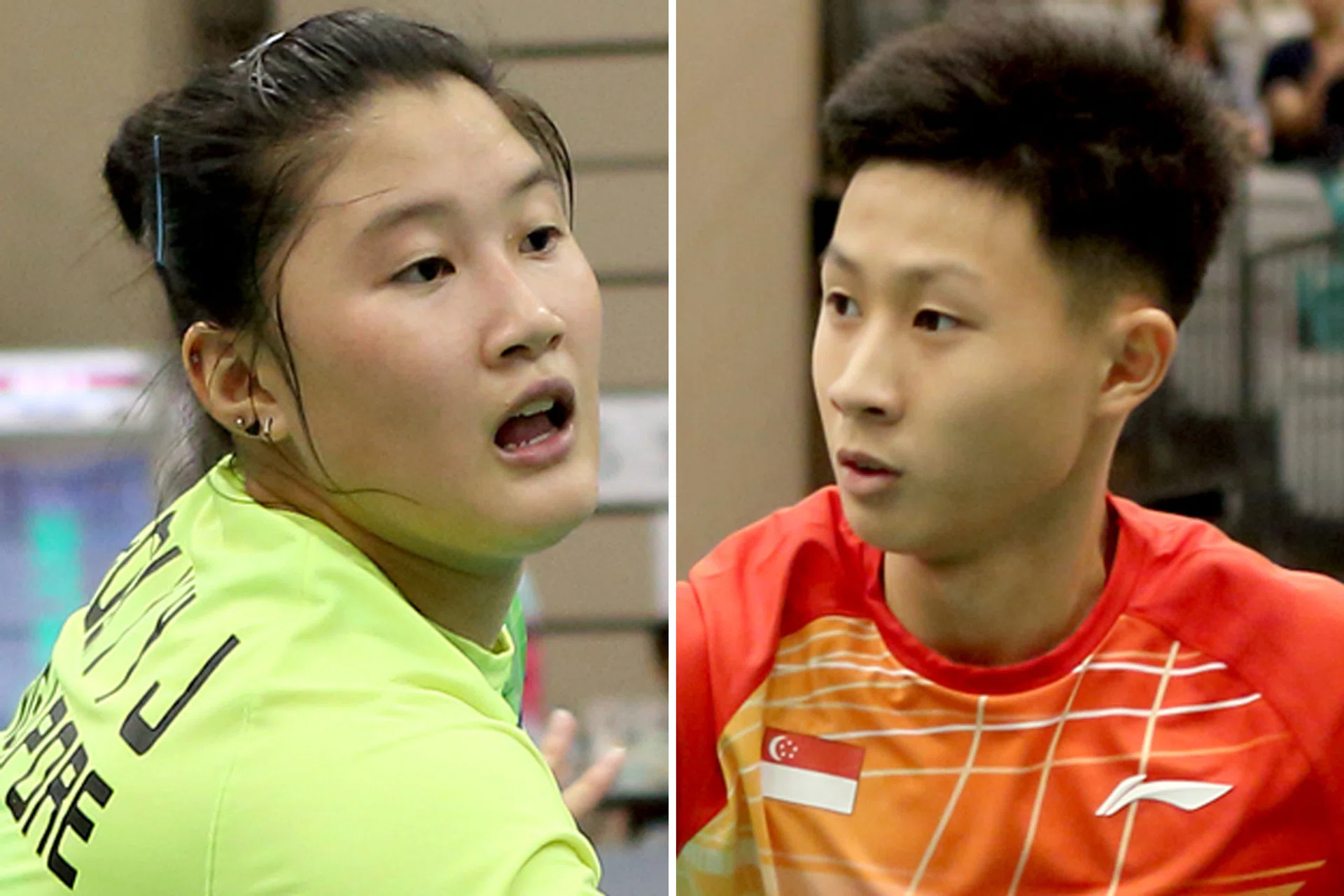 Jaslyn Hooi (left) and Joel Koh (right). 