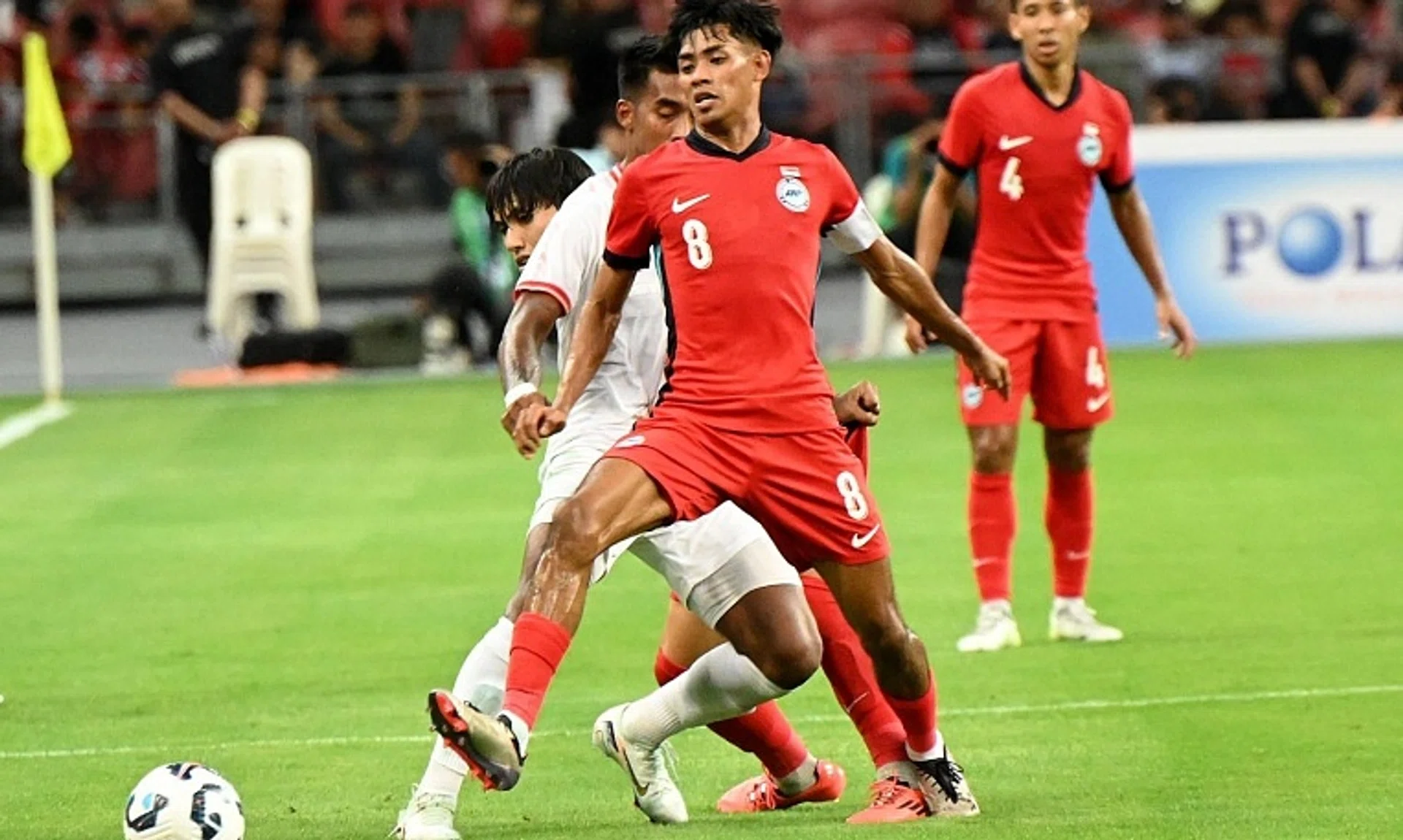 Shah Shahiran was named captain in Singapore's match against Myanmar on Nov 14.
