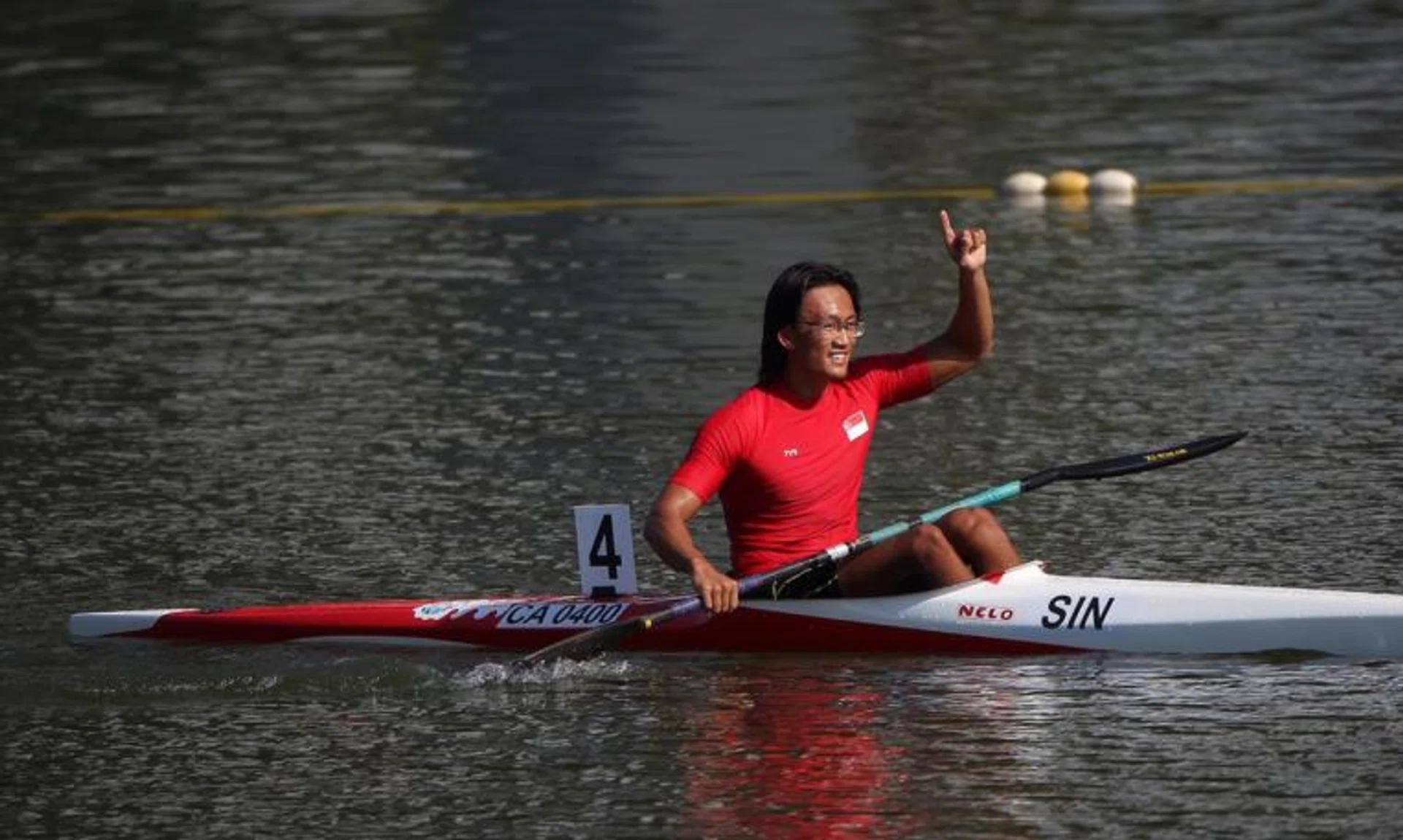 Lucas Teo made history as Singapore's first canoeing gold medallist at the 2015 SEA Games on home soil.