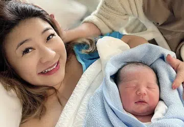Stella Ng celebrates Mother's Day with birth of baby Elliott