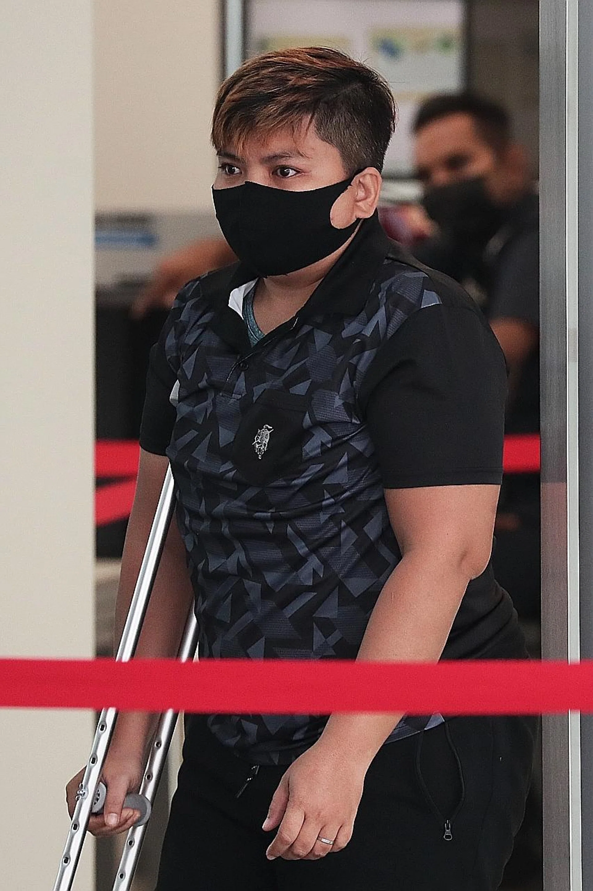 Asmah Isnin improvised a contraption to retrieve the vouchers, which she later spent. 