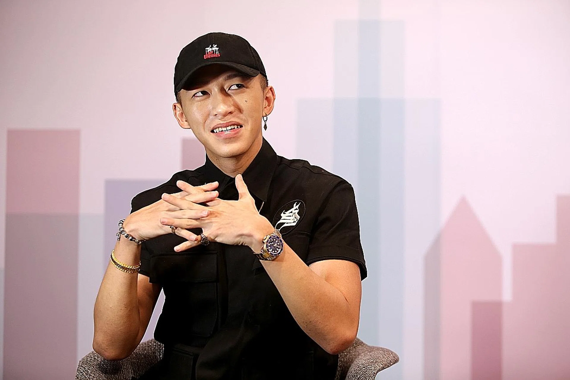 Local actor Tosh Zhang. 