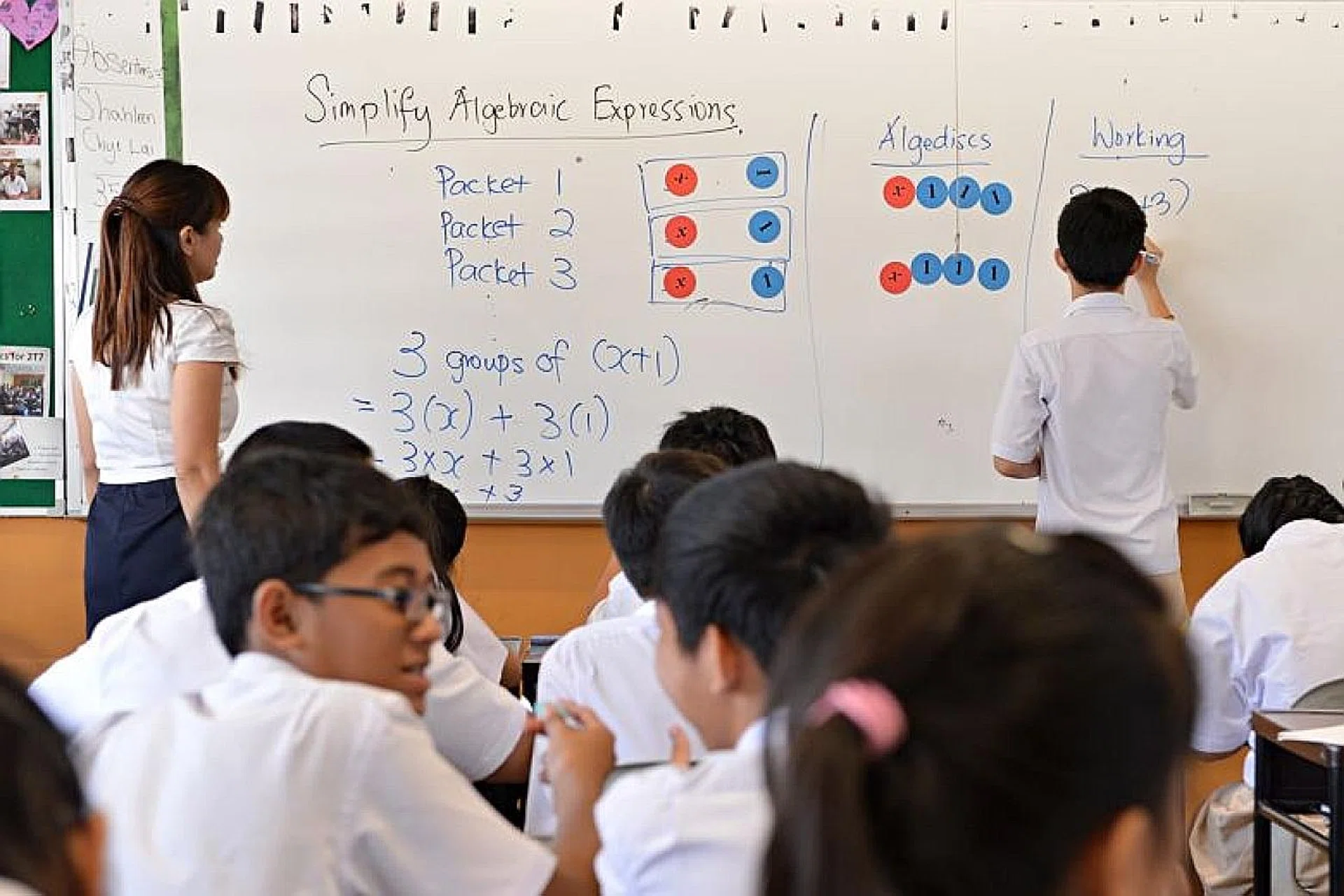 Singapore came in second in subjects including mathematics. 