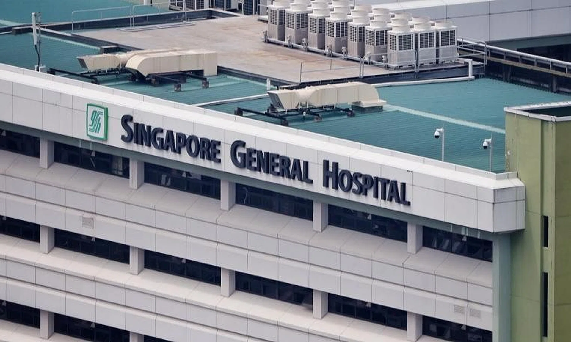 The fire at the Singapore General Hospital was extinguished after the sprinkler system came on, said SCDF.