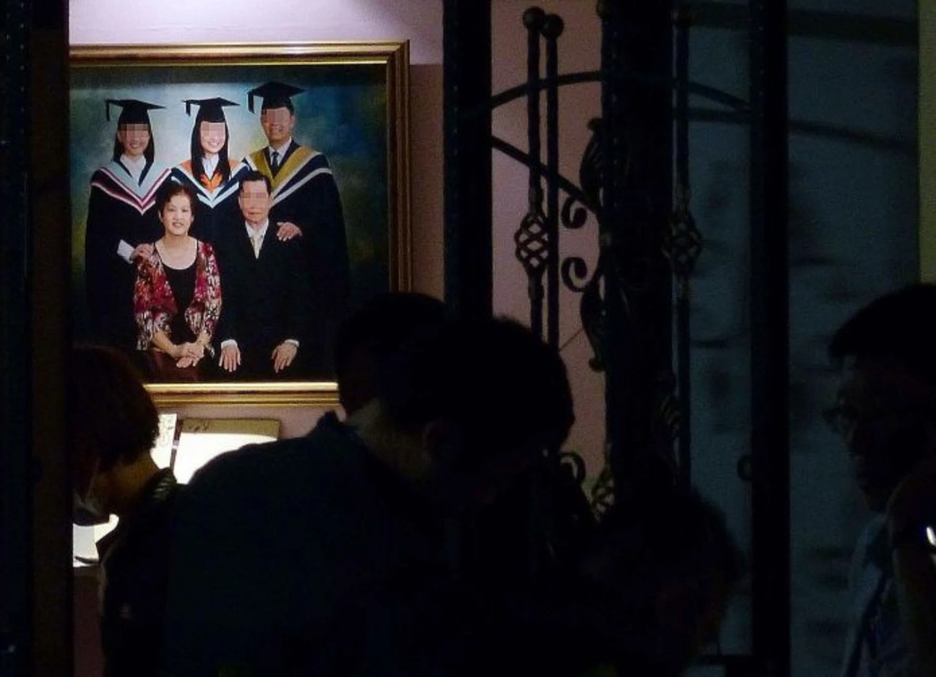 INVESTIGATING: The couple had two daughters, one of whom alerted the police about her father's alleged murder of her mother, after receiving a phone call from him.