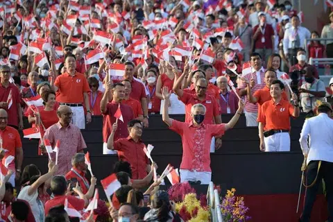 NDP 2022: A night of celebration at Singapore's first full parade since pandemic