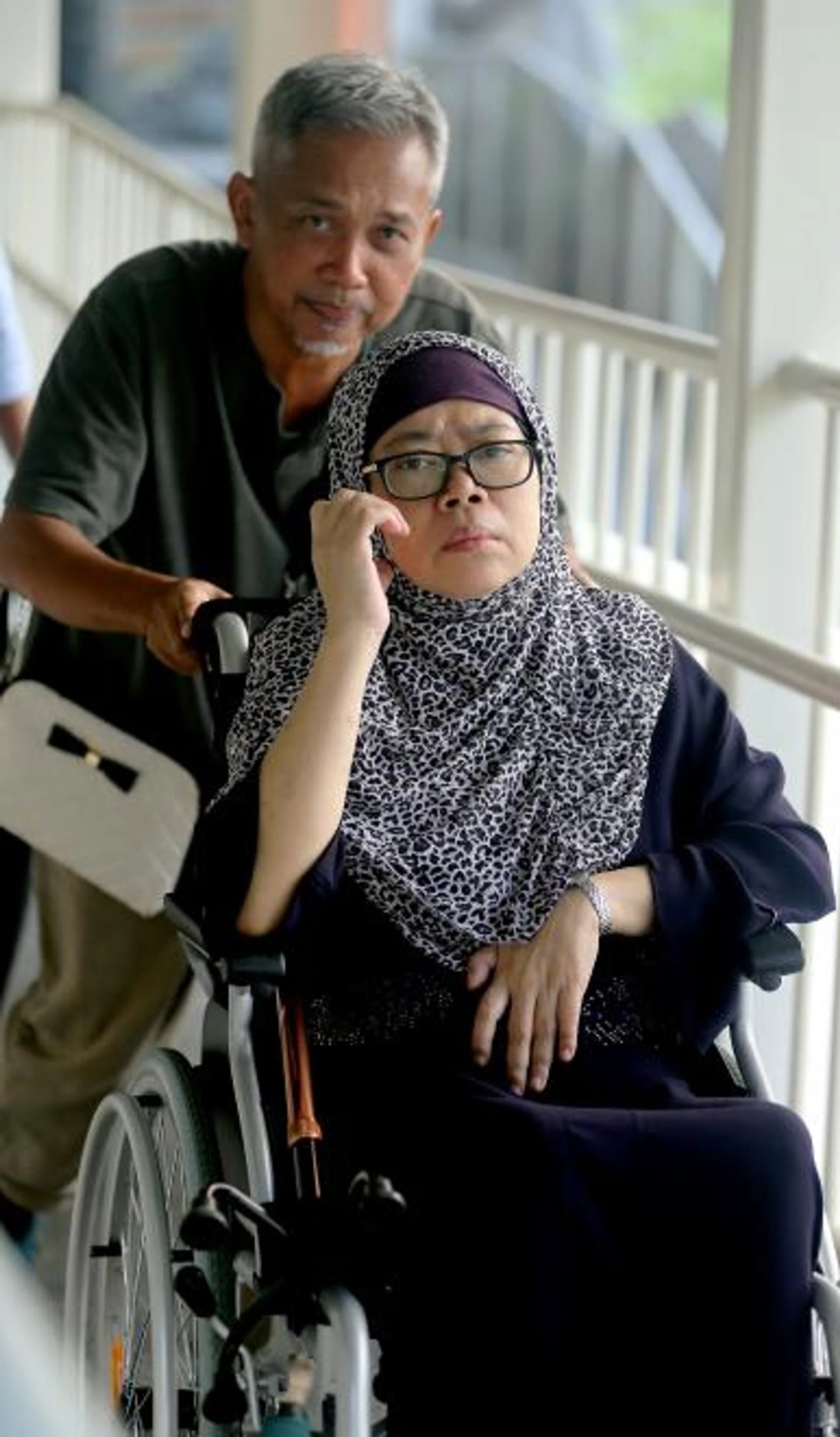 (Above) Zariah Mohd Ali and Mohamad Dahlan