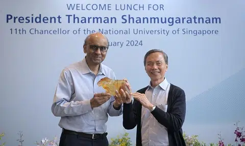 NUS welcomes President Tharman as 11th chancellor