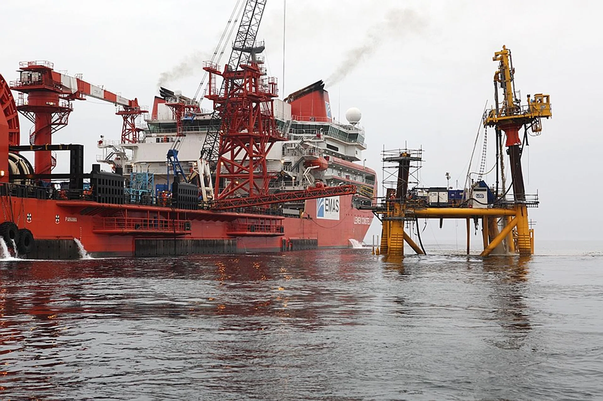 Ezra Holdings' subsea construction vessel Lewek Constellation.