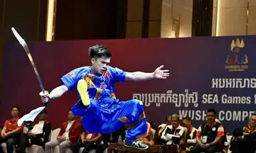 Singapore's Jowen Lim wins historic wushu silver at Asian Games