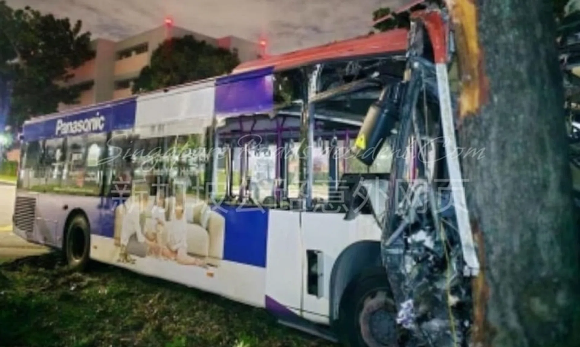 A 58-year-old public bus driver died after his bus was involved in an accident in Kaki Bukit late on Nov 21.
