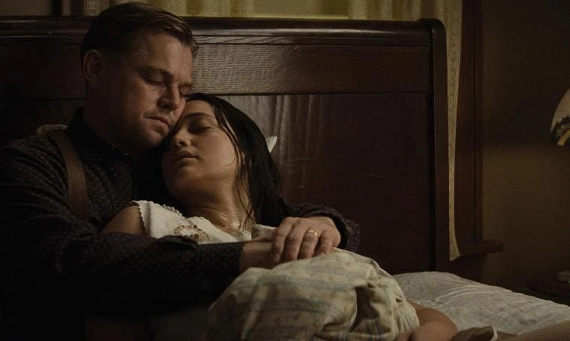 Leonardo DiCaprio (left) and Lily Gladstone in Killers Of The Flower Moon.