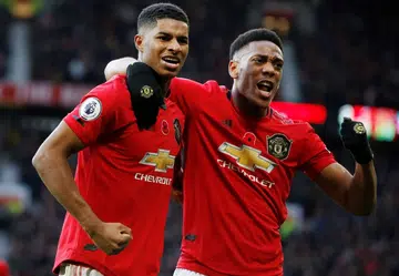 Rashford, Martial on target as United sink Seagulls 3-1