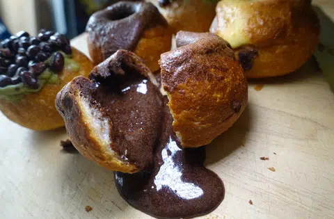 Crunchy balls of sweet treats at Mr Baguette