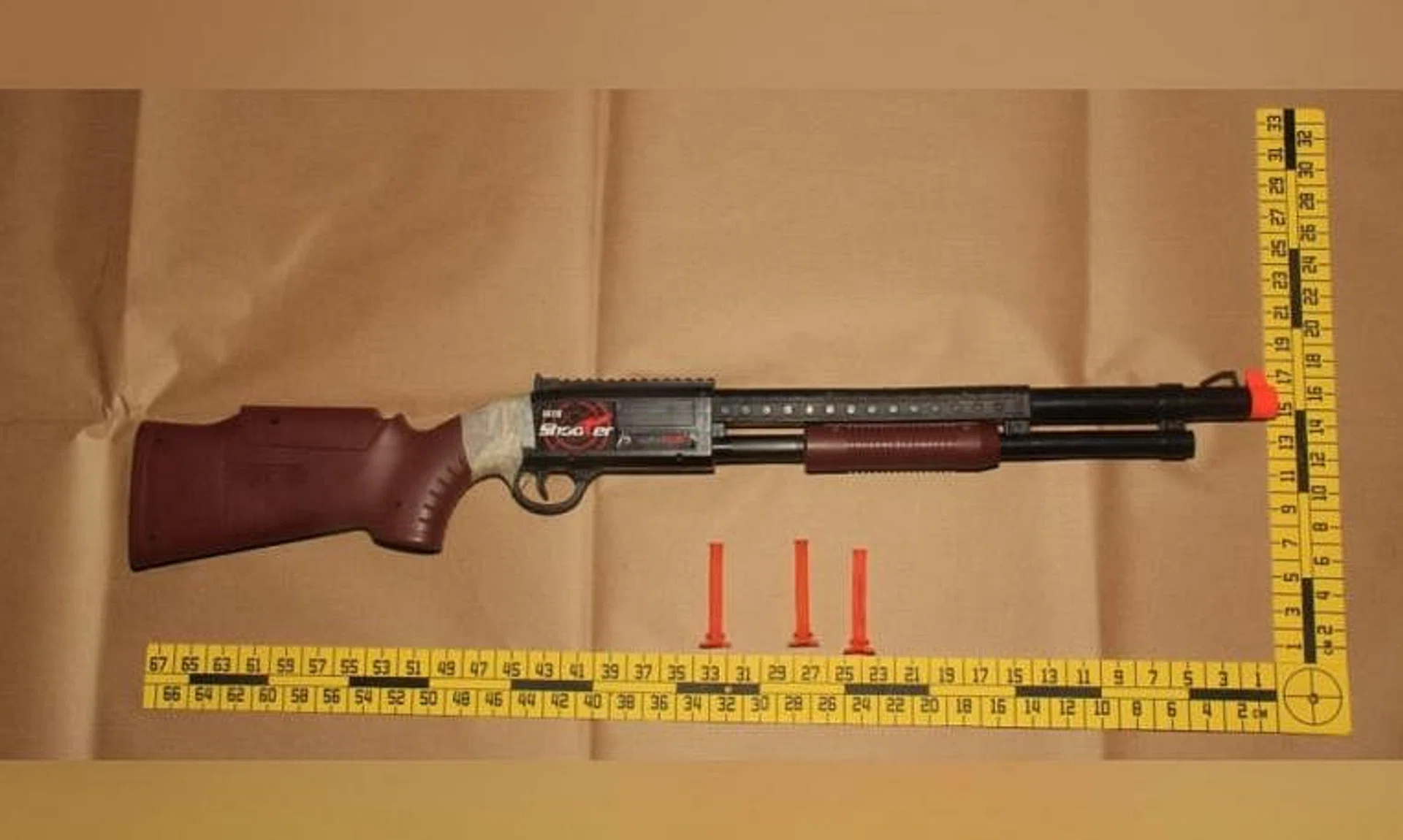 One of the men uploaded a video online of the other holding the object.