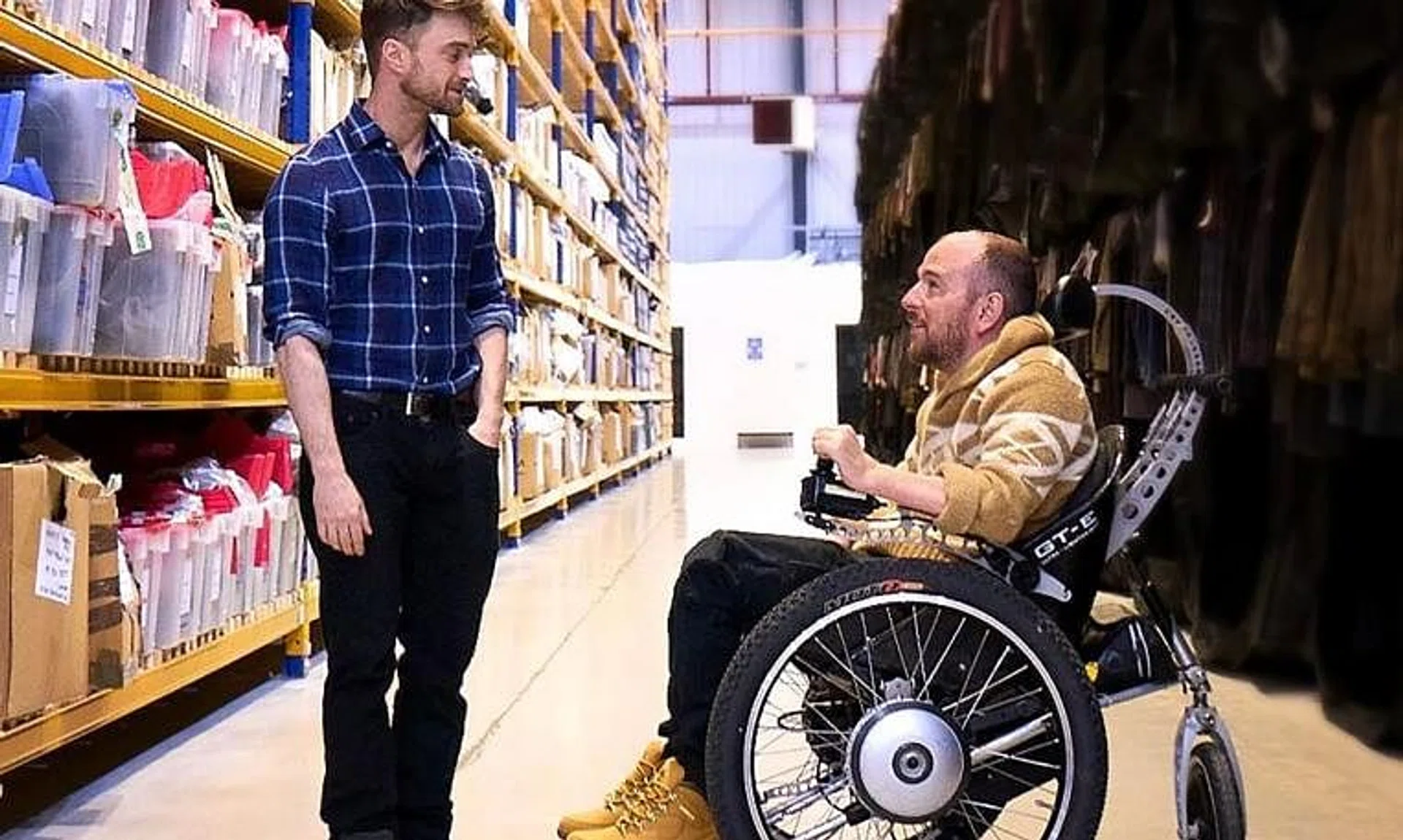 David Holmes (right) was Daniel Radcliffe’s stunt double for 10 years.