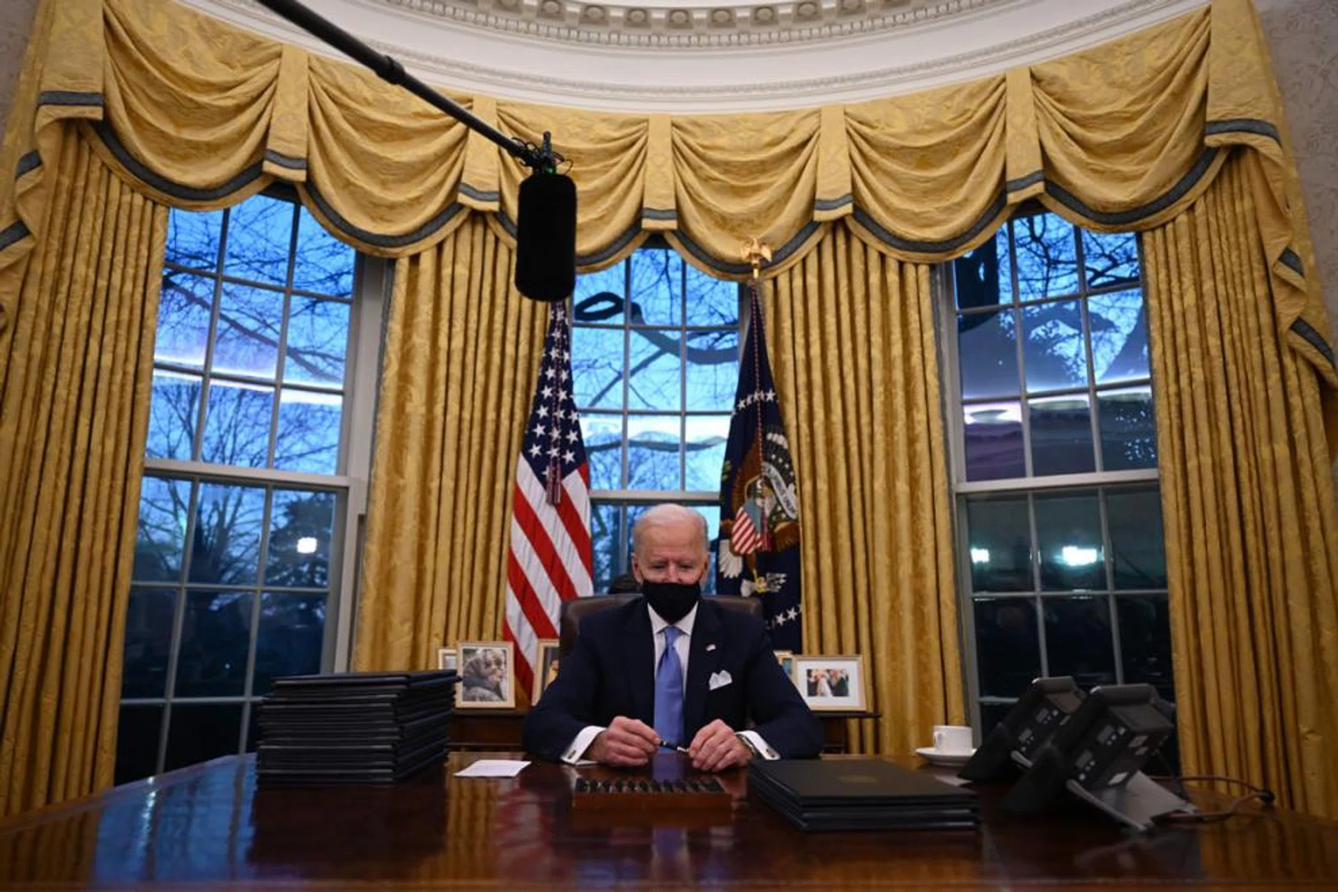 New US President Joe Biden has said tackling the Covid-19 pandemic is his top priority right now.