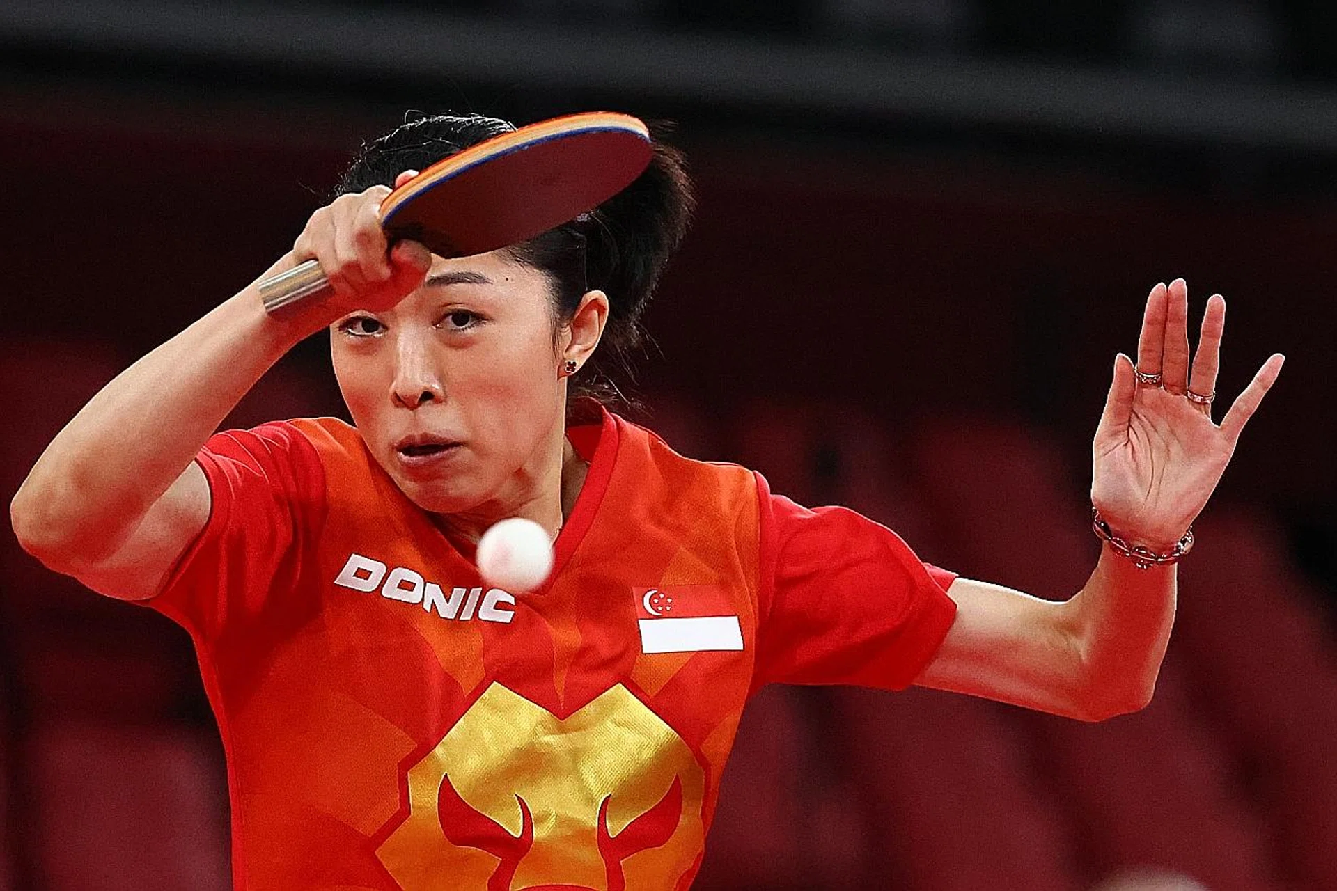 Singapore's Yu Mengyu will meet Taiwan's Cheng I-ching tomorrow. Despite defeat, Clarence Chew gave a good account of himself against Austria's Daniel Habesohn. 