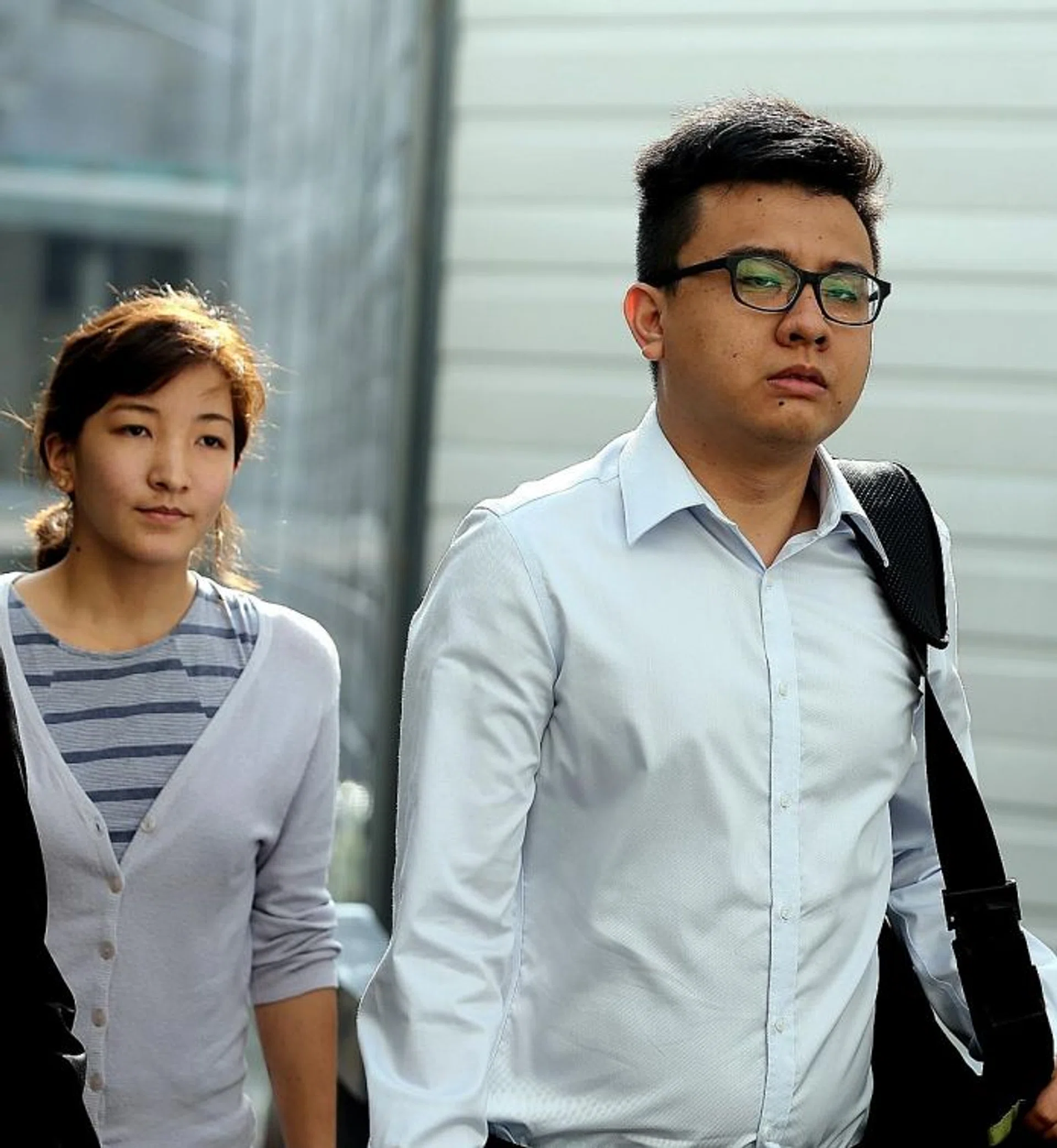 IN COURT: Yang Kaiheng and his wife Ai Takagi.
