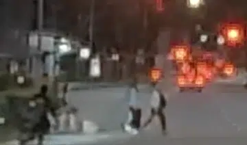 E-bike caught on camera crashing into pedestrians