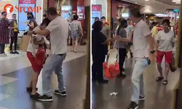 Auntie struggles with man after caught stealing at CS Fresh