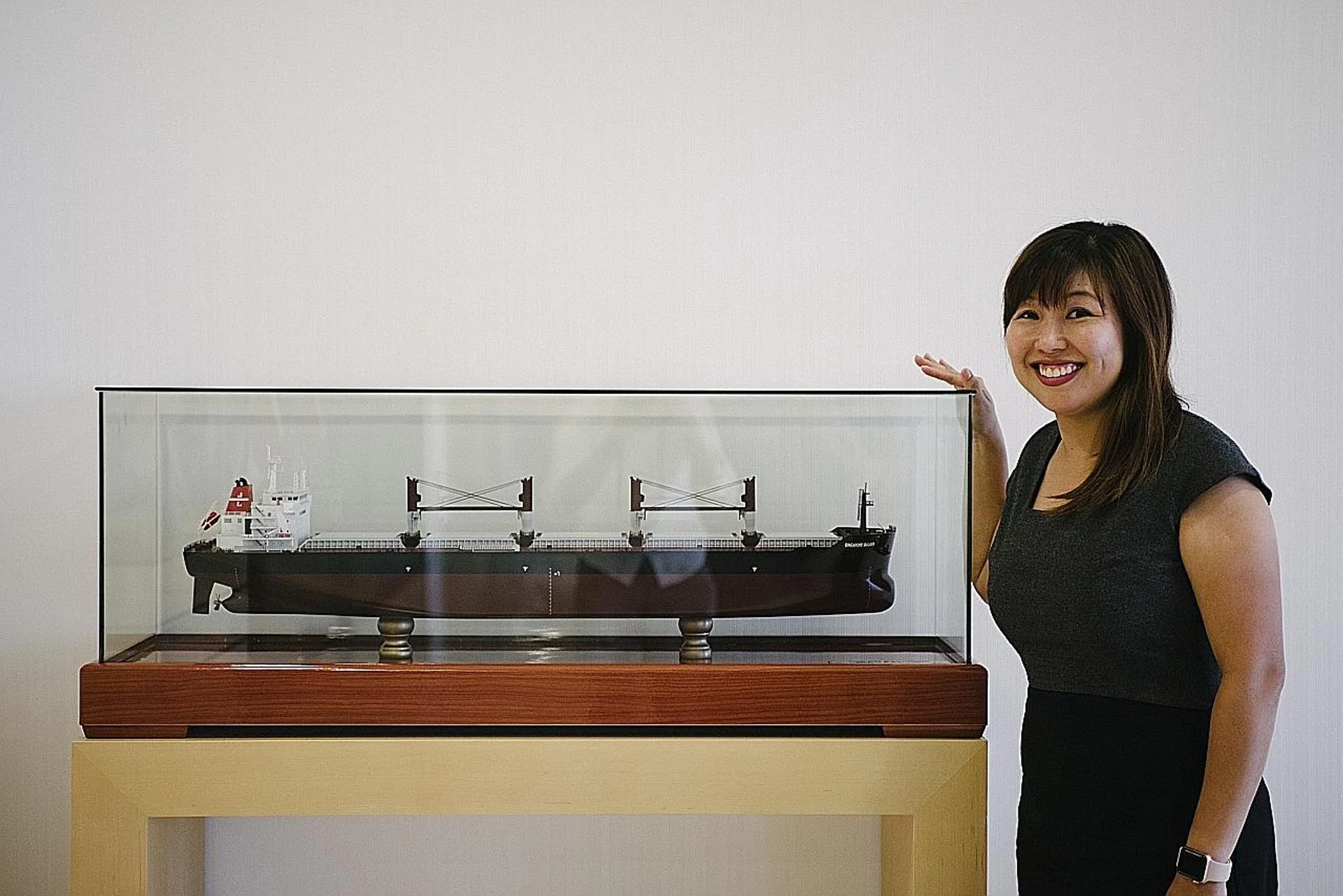 Ms Ivy Lum opted for shipping financing when her bank had a vacancy for that role. 