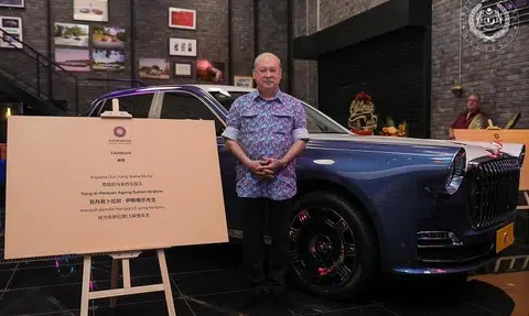 Malaysian king is world's first private owner of China's most expensive car