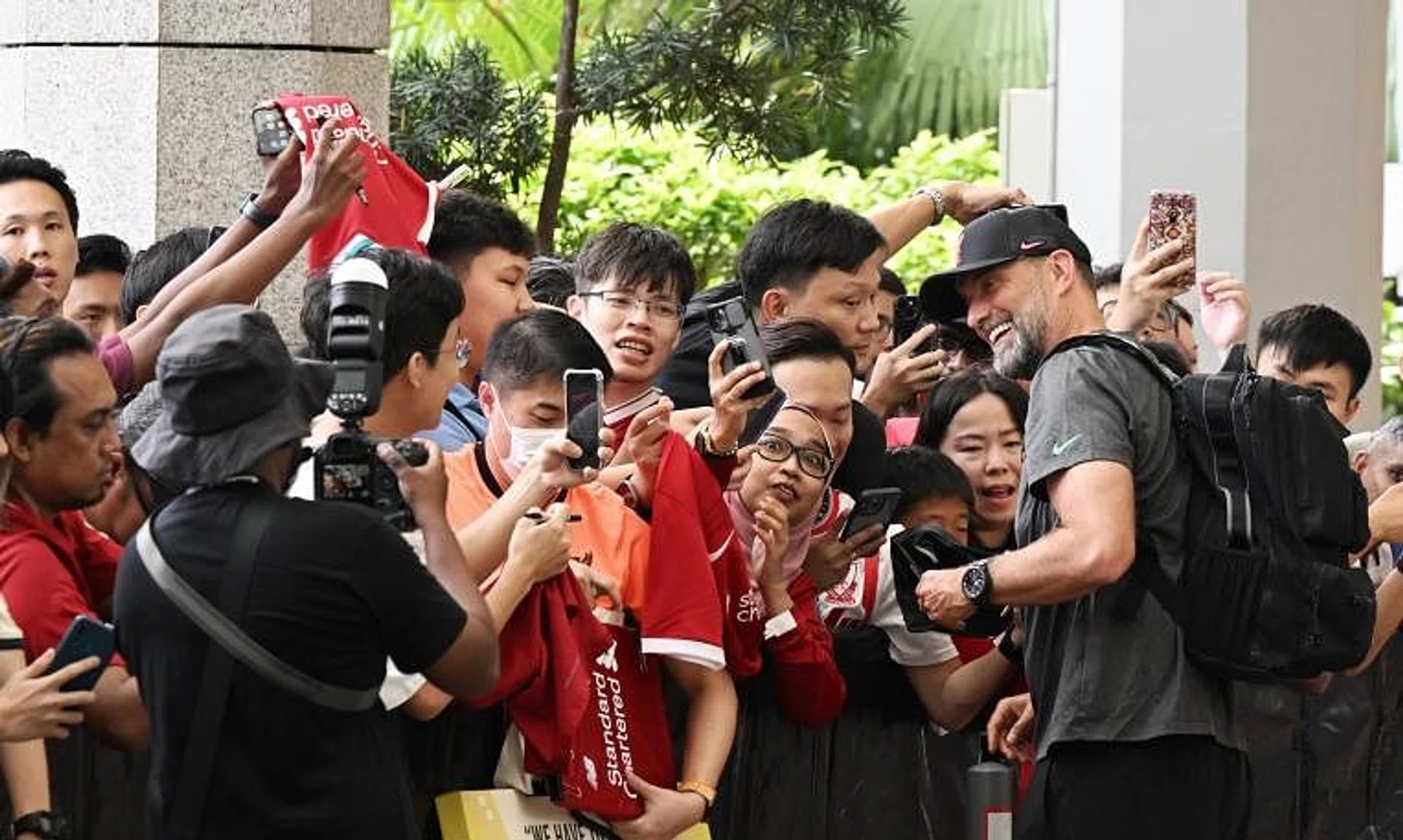 It was Reds fever in Singapore on July 28 as fans got up close with the Liverpool team at the Ritz-Carlton Hotel.