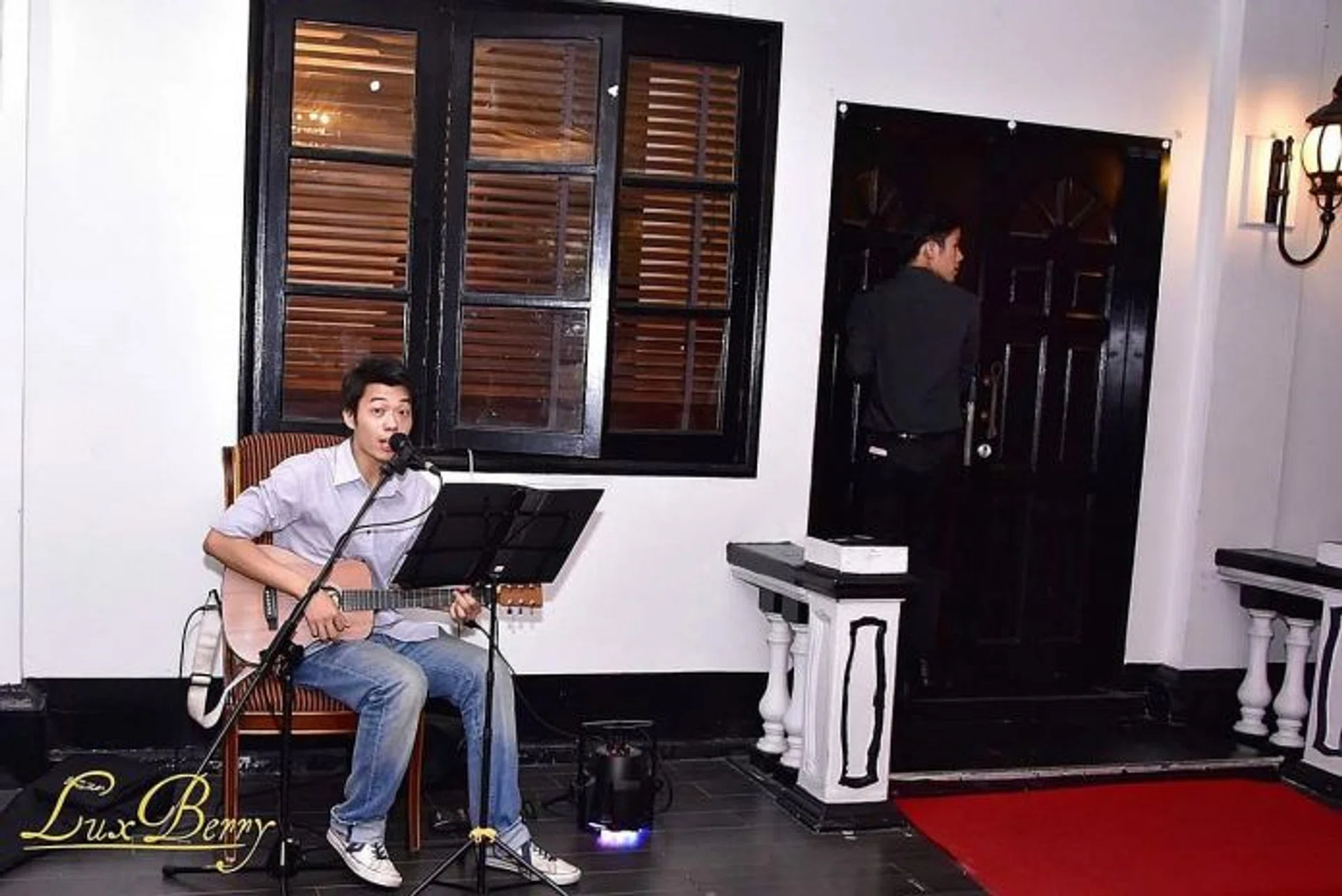 Music will be provided by busker Goh Yu Fan Evan 