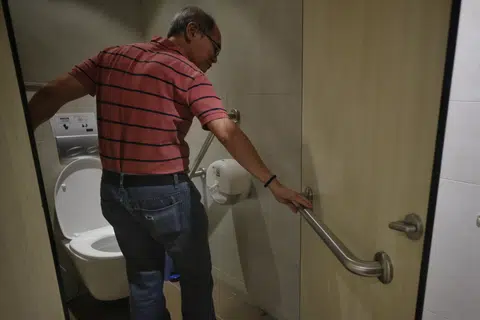 For the benefit of seniors, buildings must provide more toilet cubicles with grab bars, BCA said.