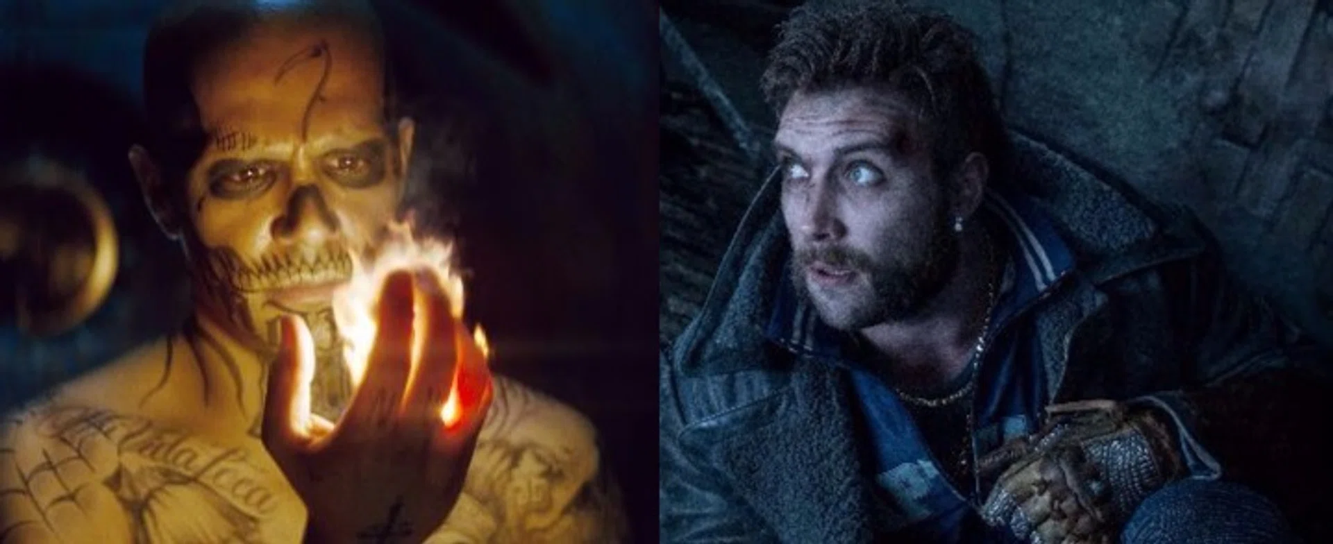 BUDDIES: Jay Hernandez (left) plays El Diablo and Jai Courtney plays Captain Boomerang in Suicide Squad.