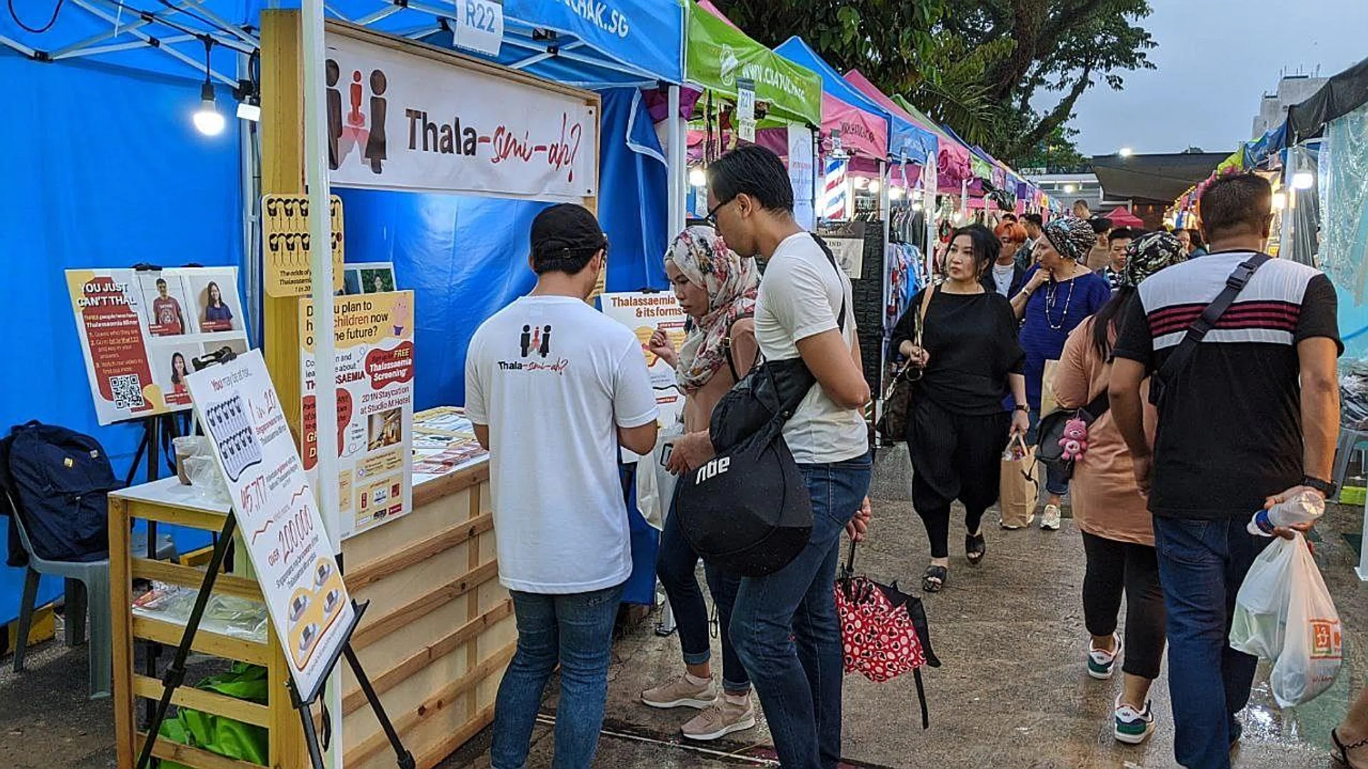 The public can register for a free thalassaemia screening at abooth at Chatuchak Night Market at Turf Club till Saturday. 