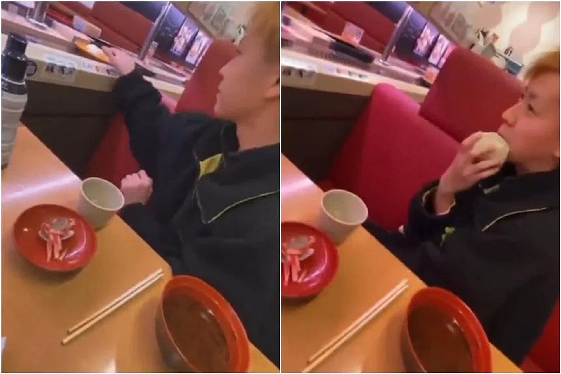 The video, taken in Gifu city, quickly went viral on platforms including Twitter, sparking a wave of copycat incidents. 
