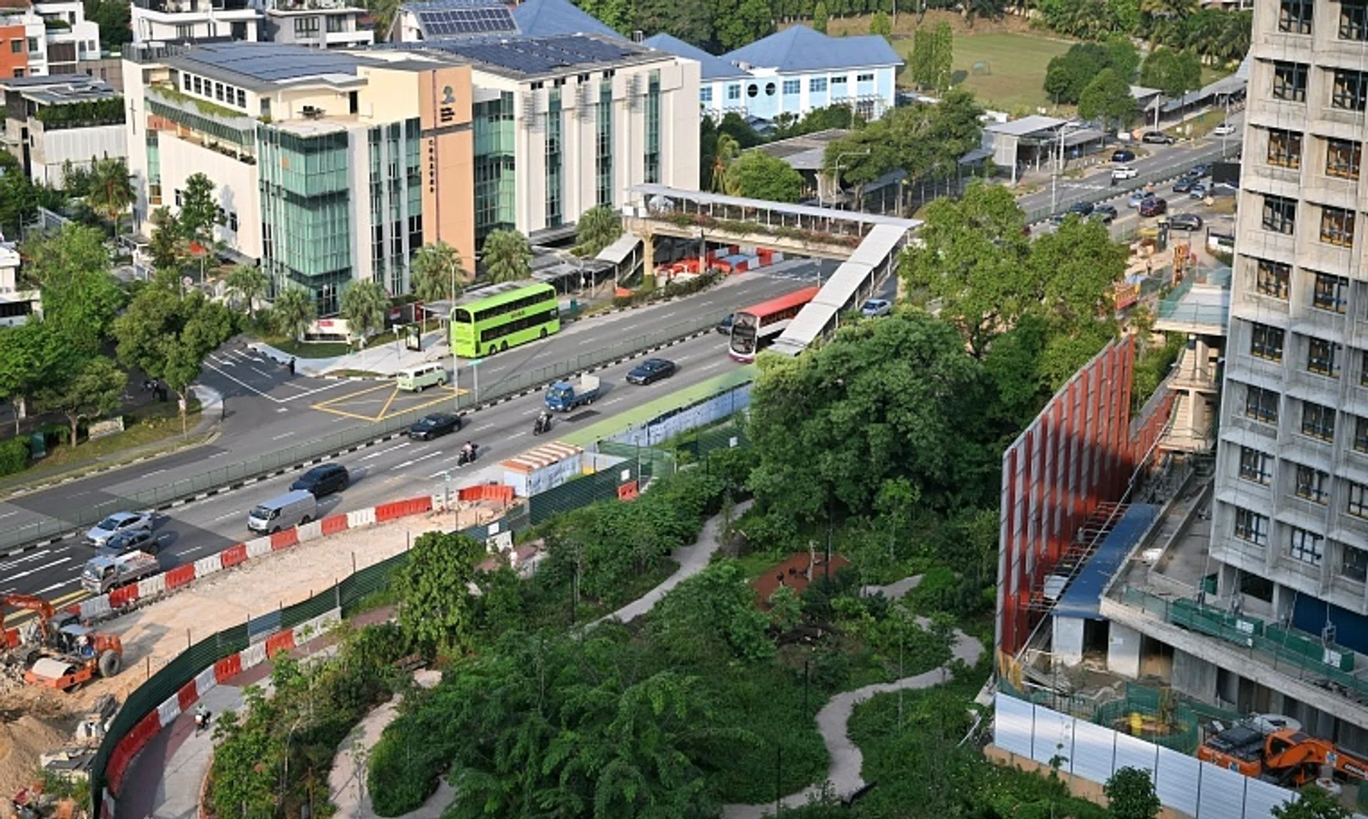 When completed, the junction will connect Bidadari to Bartley Road and Serangoon Avenue 1 via Bidadari Park Drive.