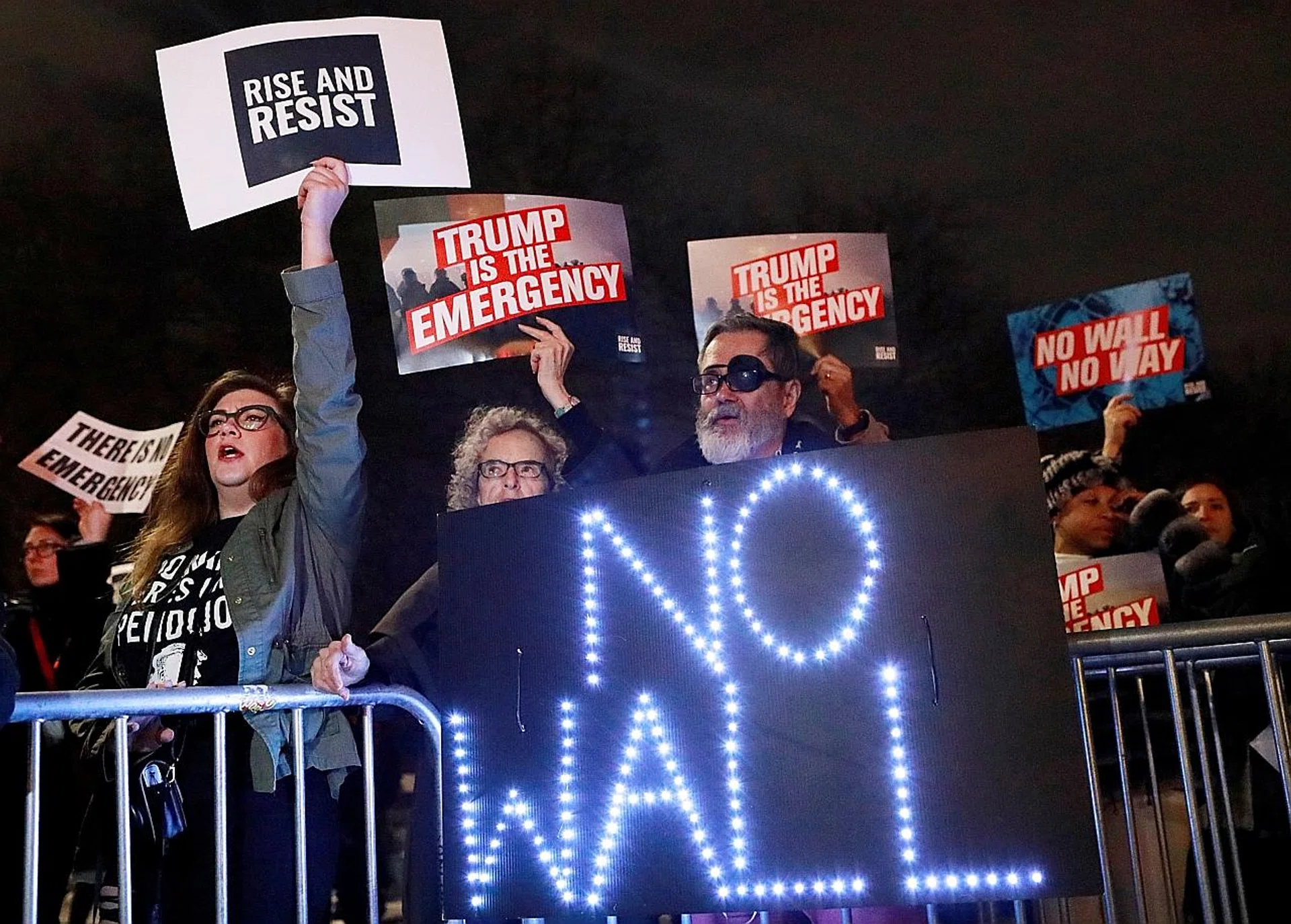 Protests have been loud against President Donald Trump's decision to declare a national emergency to obtain funds for building a wall along the US-Mexico border.