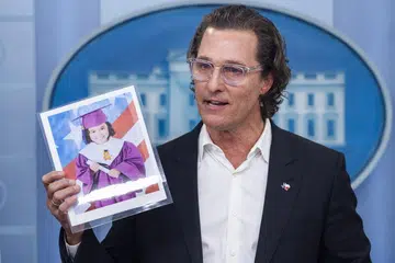 In emotional plea at White House, actor Matthew McConaughey urges lawmakers to act