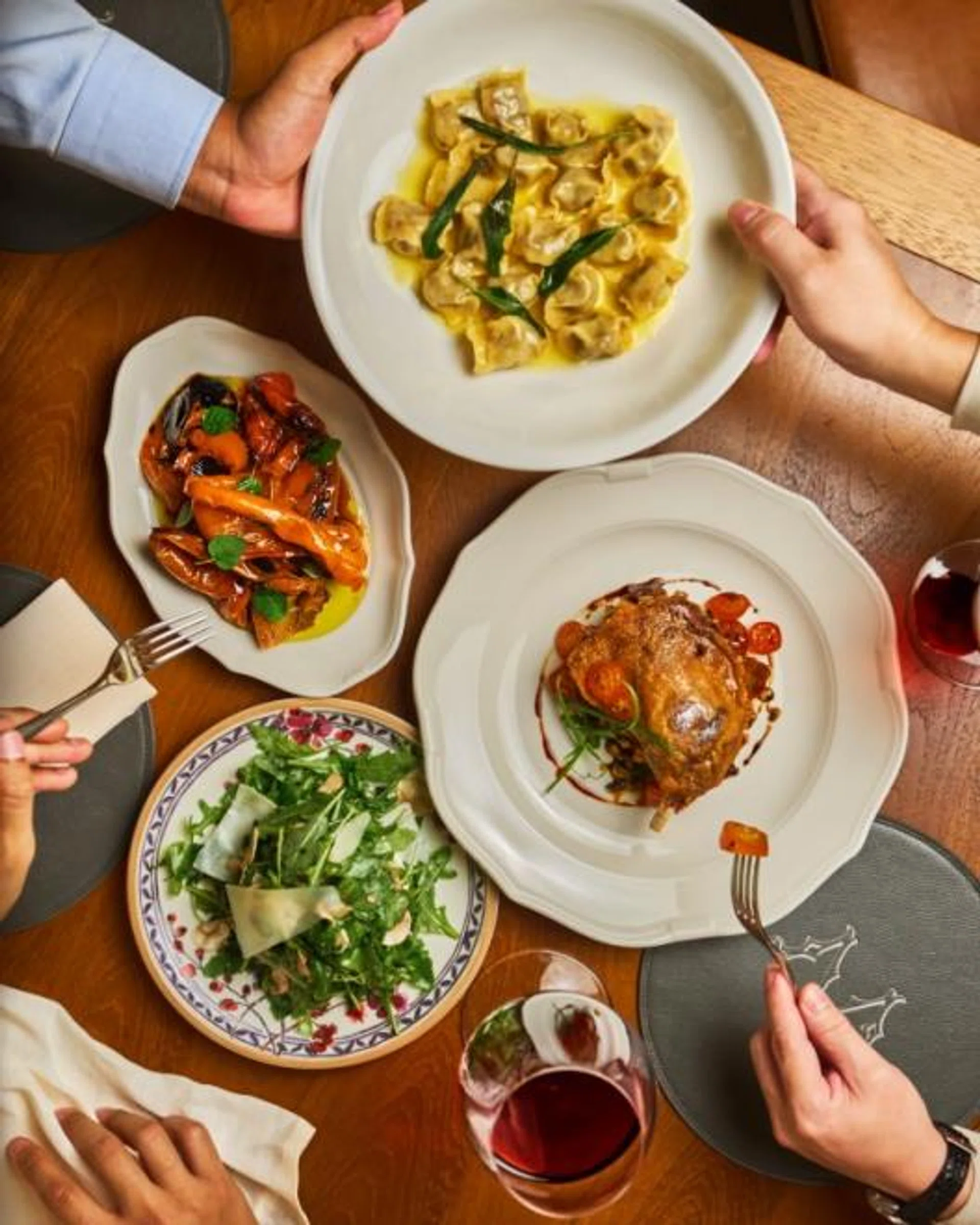 Dig into Italian cuisine with a Californian twist at Osteria Mozza.