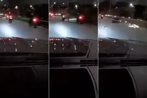 Two people taken to hospital after falling tree hits them on SLE