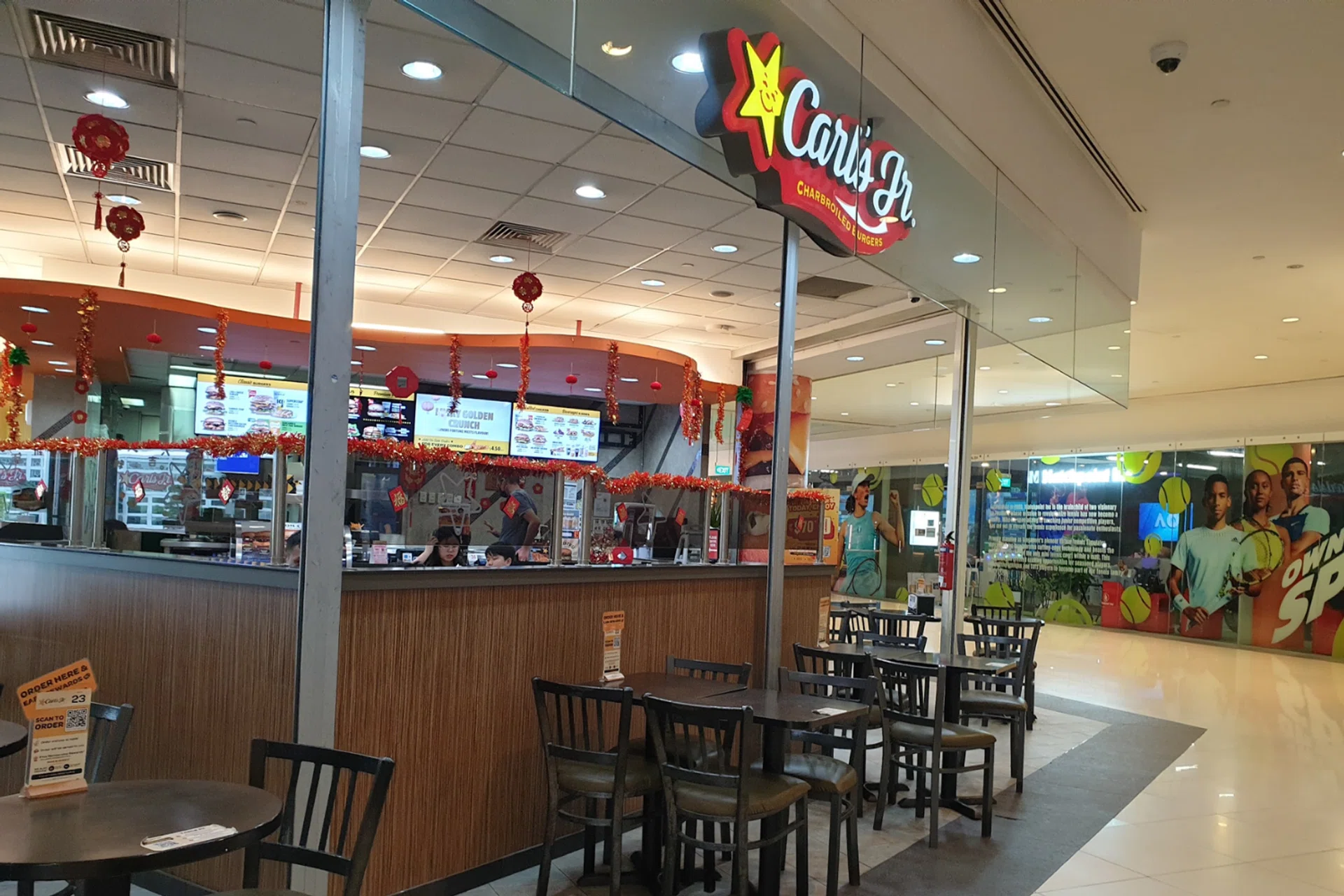 There are three outlets remaining in Singapore.